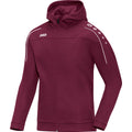 JAKO Kapuzenjacke Classico - maroon (14)