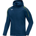 JAKO Kapuzenjacke Classico - nightblue/citro (42)