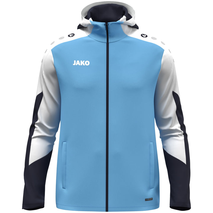 JAKO Kapuzenjacke Dynamic - skyblue/weiß/marine (431)