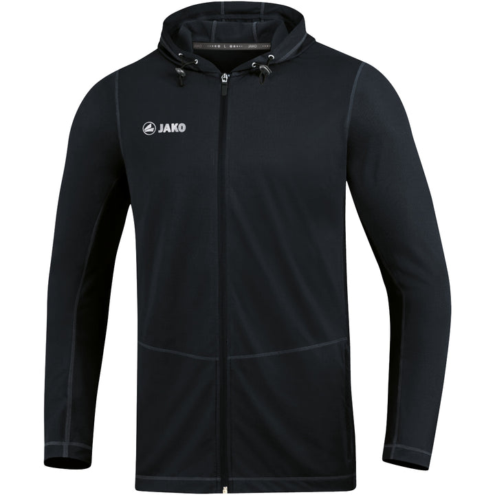 JAKO Kapuzenjacke Run 2.0 - schwarz (08)