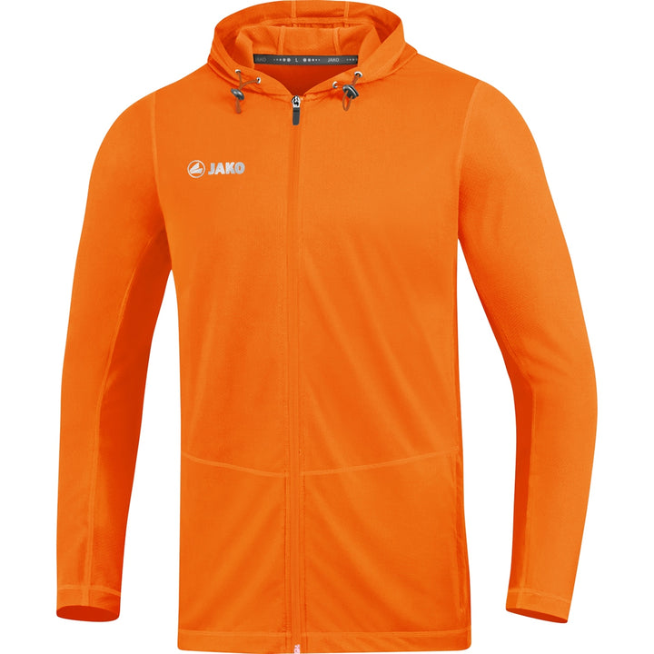 JAKO Kapuzenjacke Run 2.0 - neonorange (19)