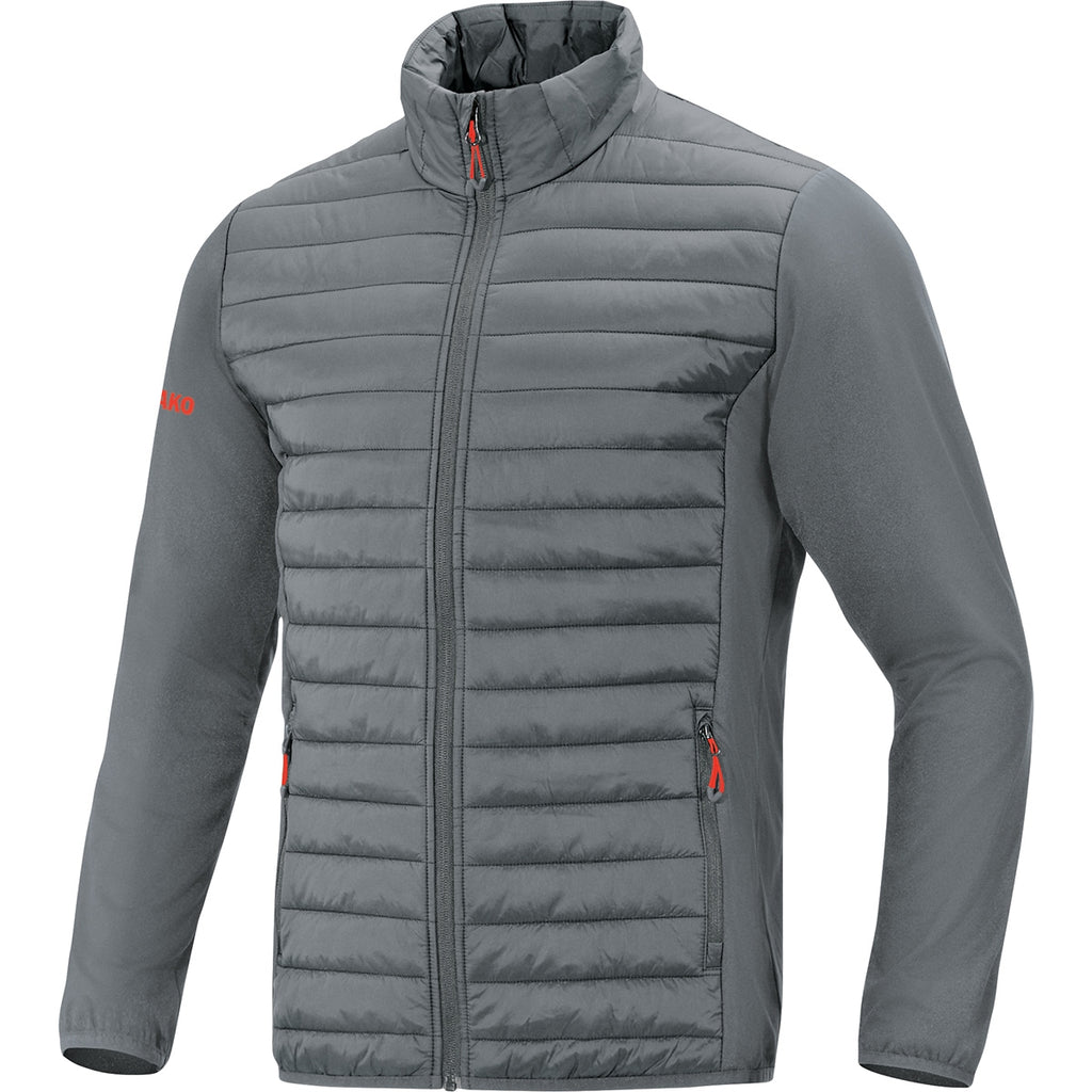 JAKO Hybridjacke Premium - steingrau (40)