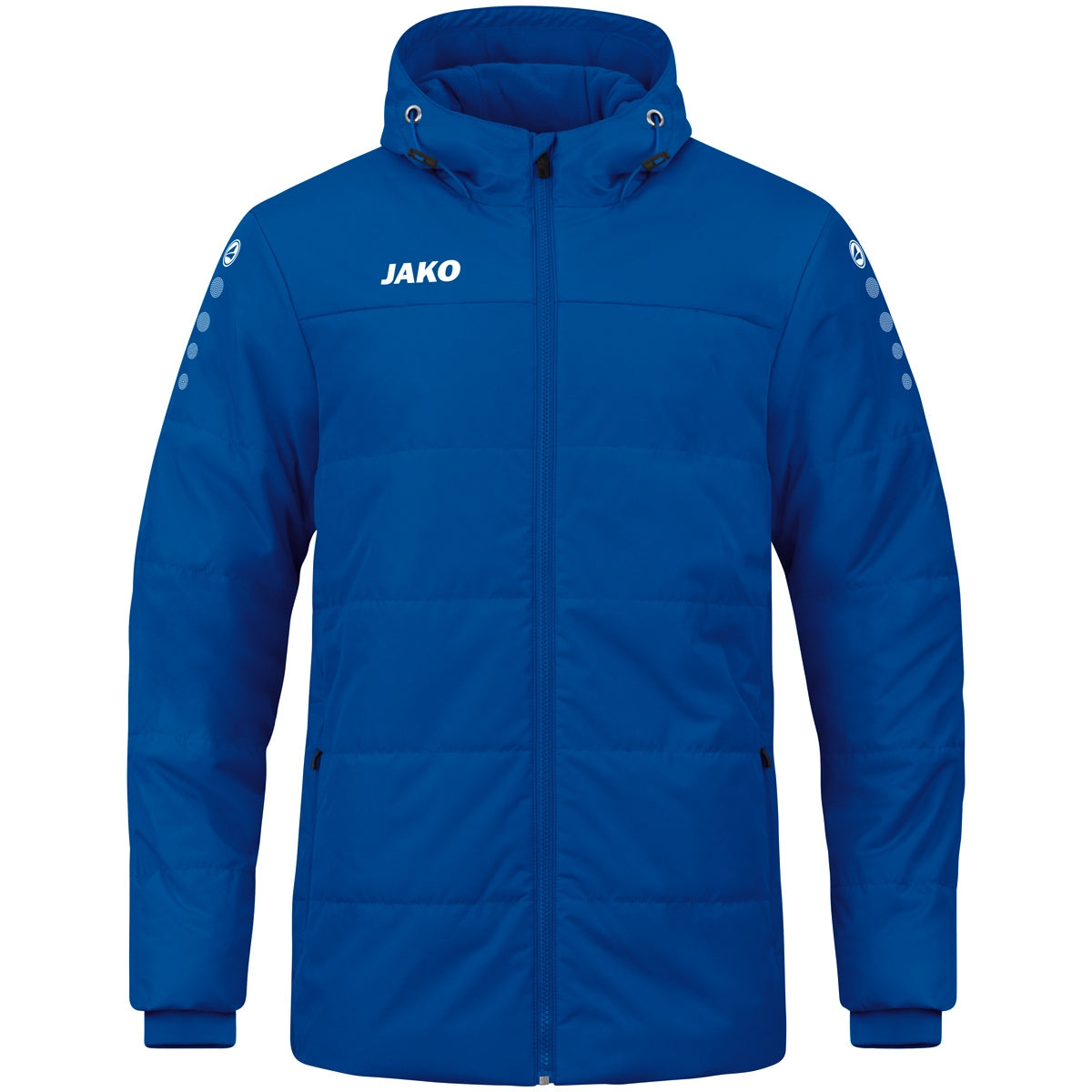 JAKO Coachjacke Team mit Kapuze - royal (400)