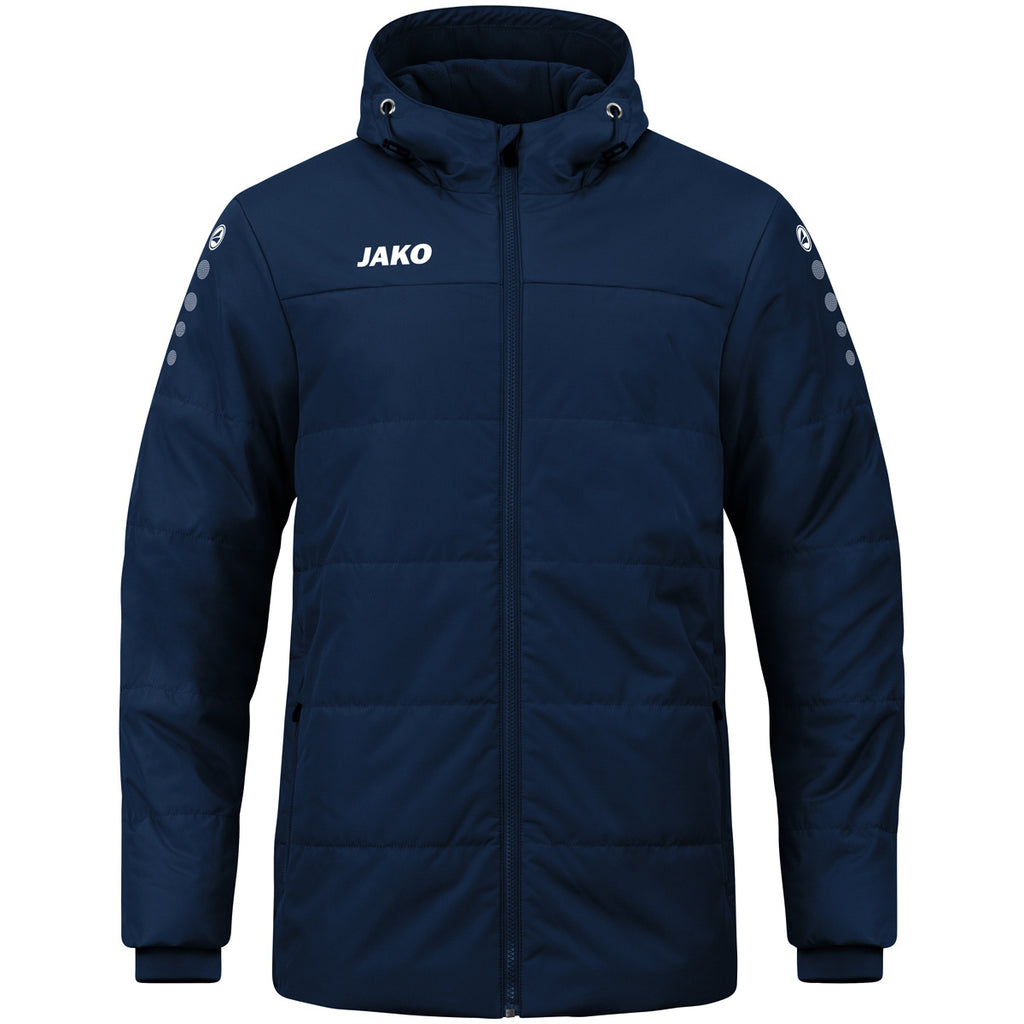 JAKO Coachjacke Team mit Kapuze - marine (900)