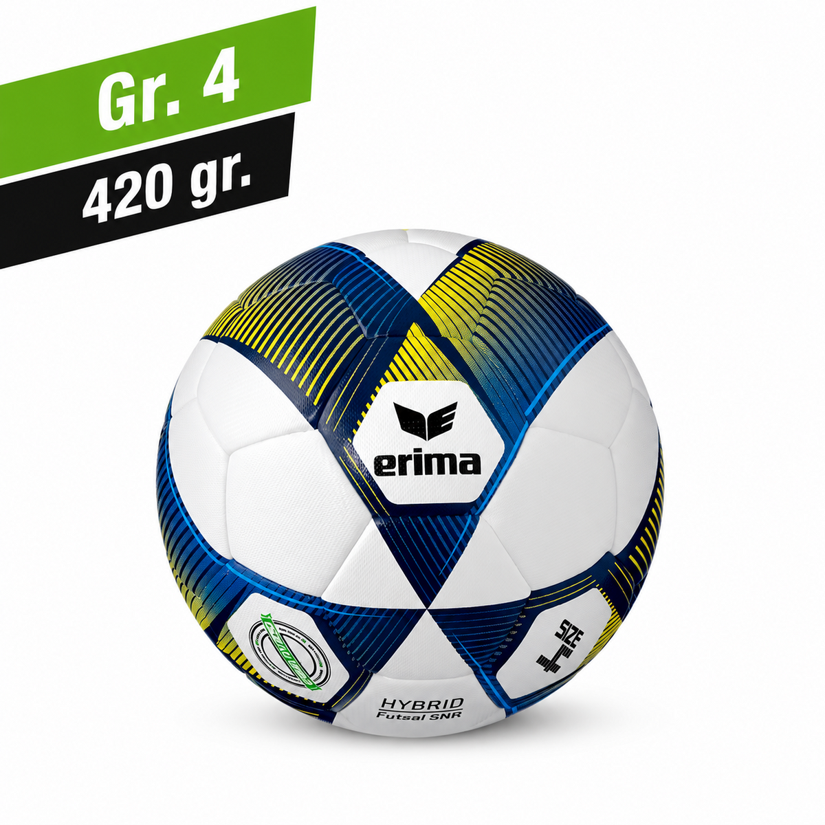 ERIMA HYBRID FUTSAL - Navy - Gelb