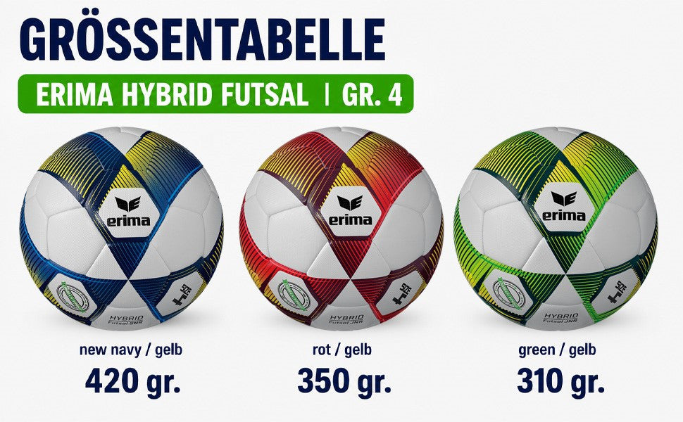 ERIMA HYBRID FUTSAL - Navy - Gelb