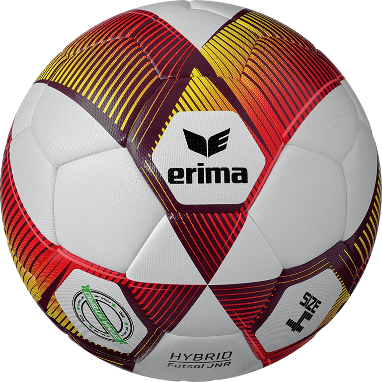 ERIMA HYBRID FUTSAL Kinder - Rot - Gelb