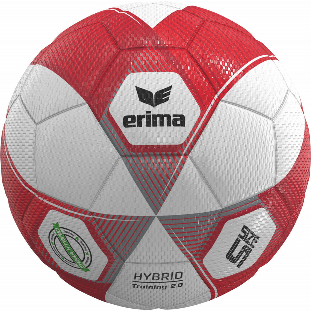 ERIMA HYBRID Training 2.0 Unisex Erwachsene - Rot - Silber