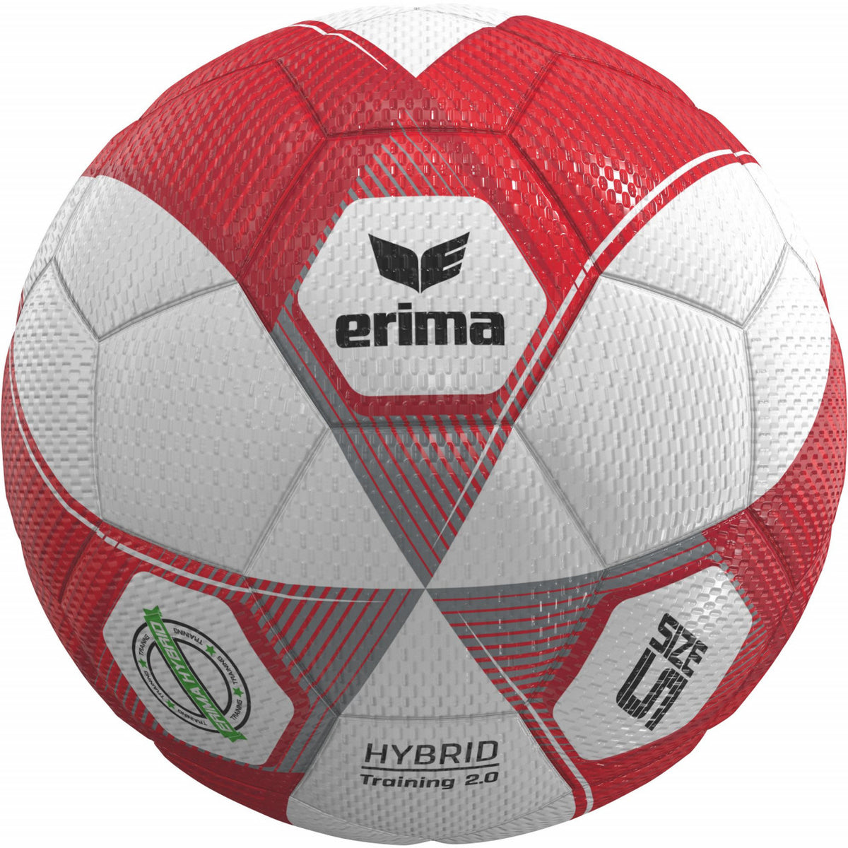ERIMA HYBRID Training 2.0 Unisex Erwachsene - Rot - Silber