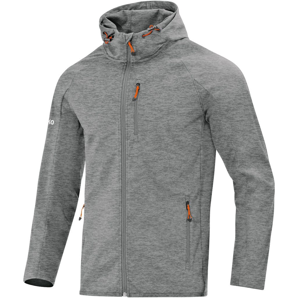 JAKO Softshelljacke Light - grau meliert (40)