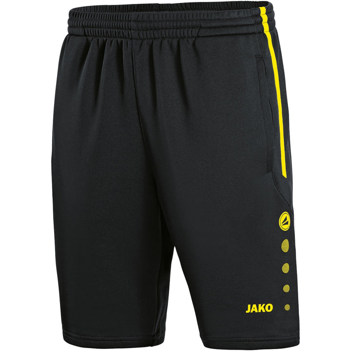 JAKO Trainingsshort Active - schwarz/neongelb (33)