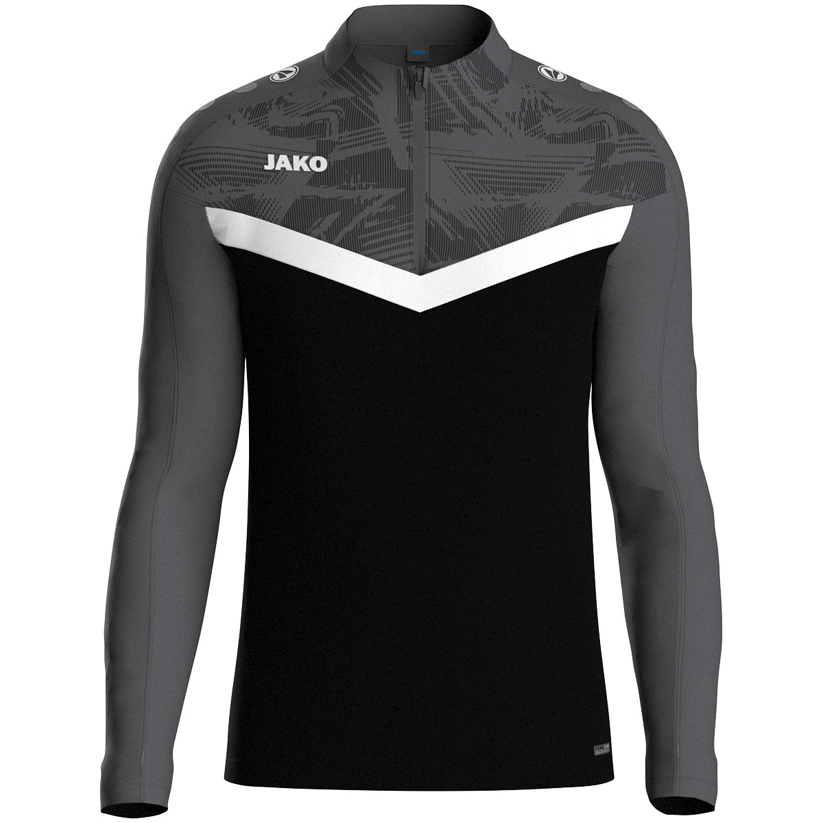 JAKO Ziptop Iconic - schwarz/anthrazit (801)