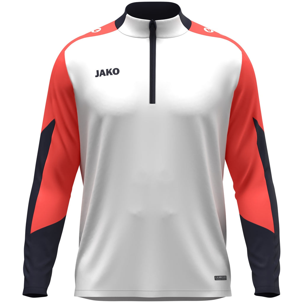 JAKO Ziptop Dynamic - weiß/coral/marine (026)