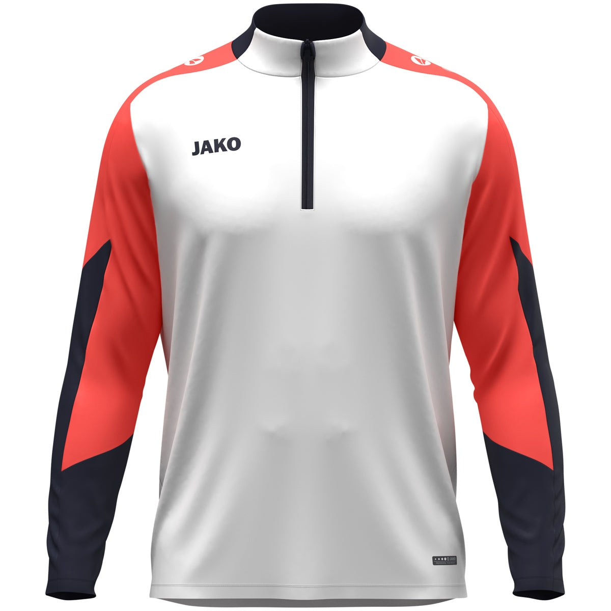 JAKO Ziptop Dynamic - weiß/coral/marine (026)