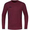 JAKO Sweat Challenge - maroon/marine (132)