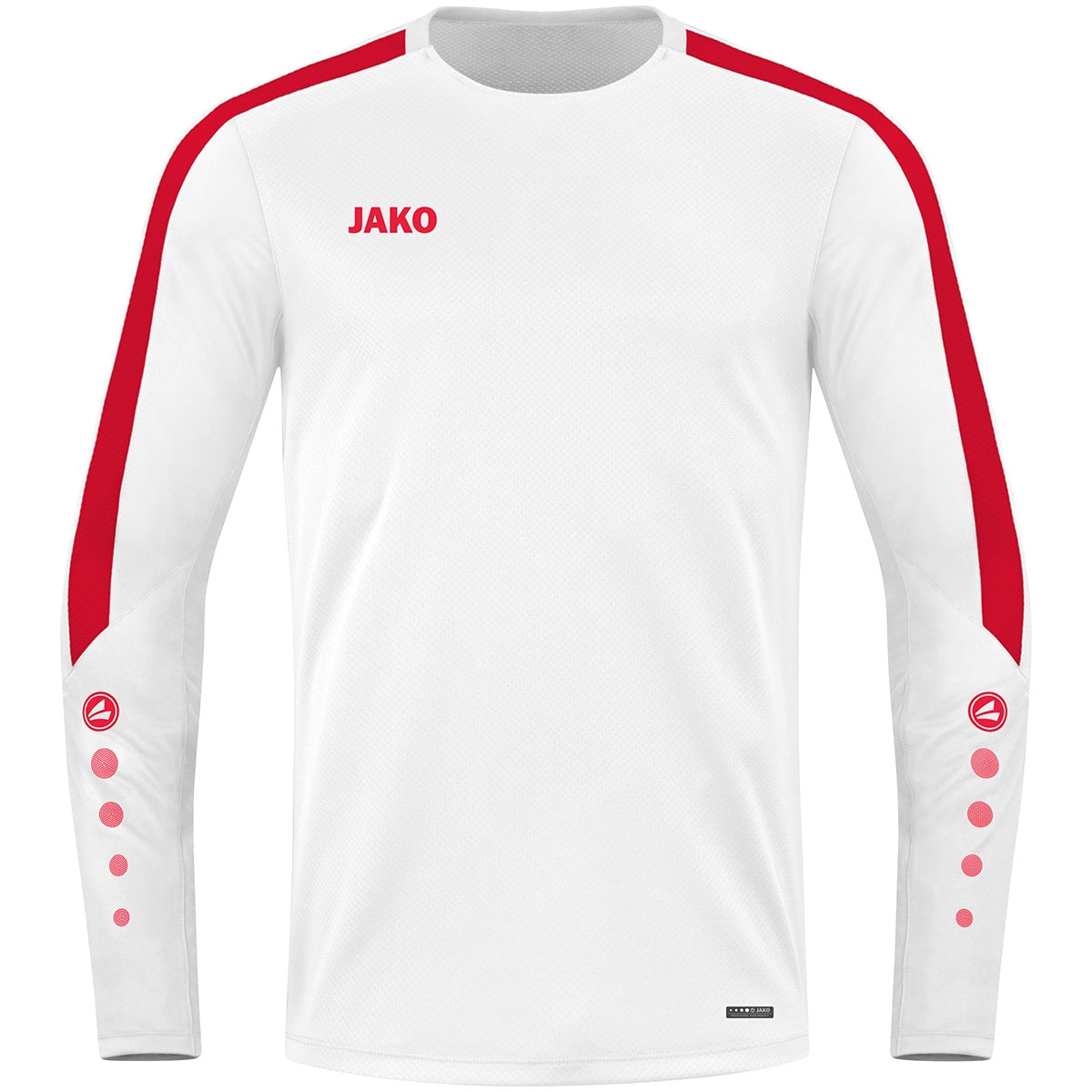 JAKO Sweat Power - weiß/rot (004)