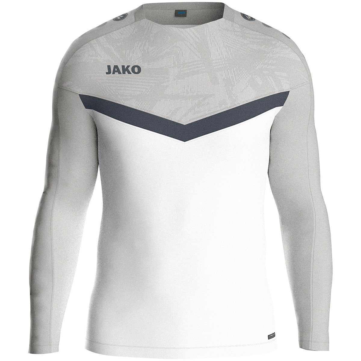 JAKO Sweat Iconic - weiß/soft grey/anthra light (016)