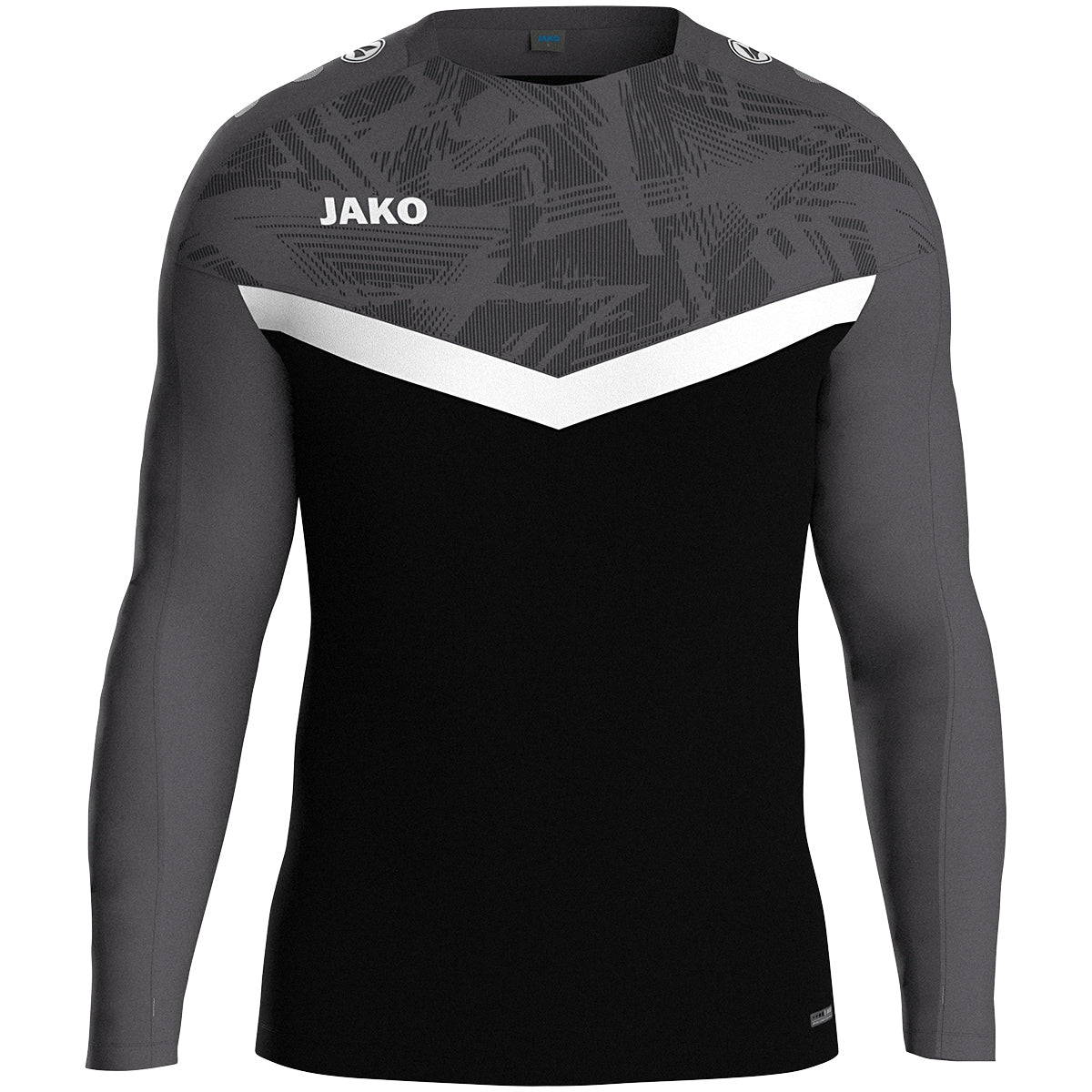 JAKO Sweat Iconic - schwarz/anthrazit (801)