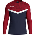 JAKO Sweat Iconic - marine/chili rot (901)