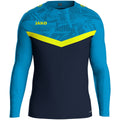 JAKO Sweat Iconic - marine/JAKO blau/neongelb (914)
