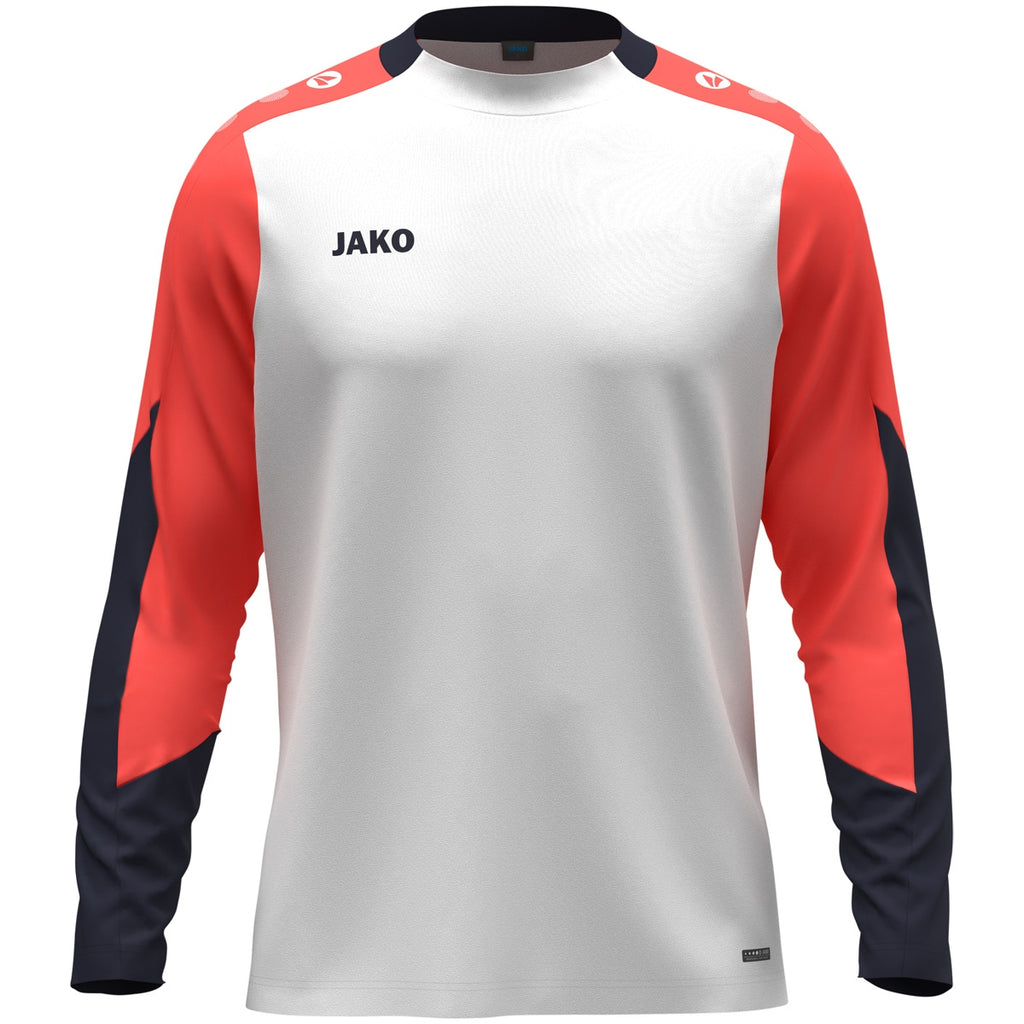 JAKO Longsleeve Dynamic - weiß/coral/marine (026)