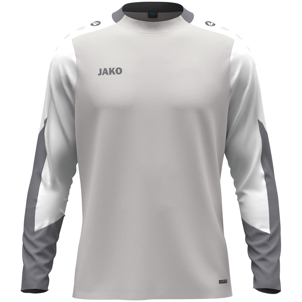 JAKO Longsleeve Dynamic - hellgrau/weiß/grau (837)