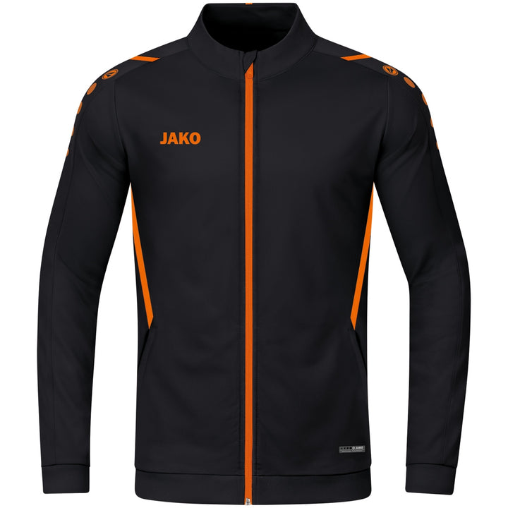 JAKO Polyesterjacke Challenge - schwarz/neonorange (807)