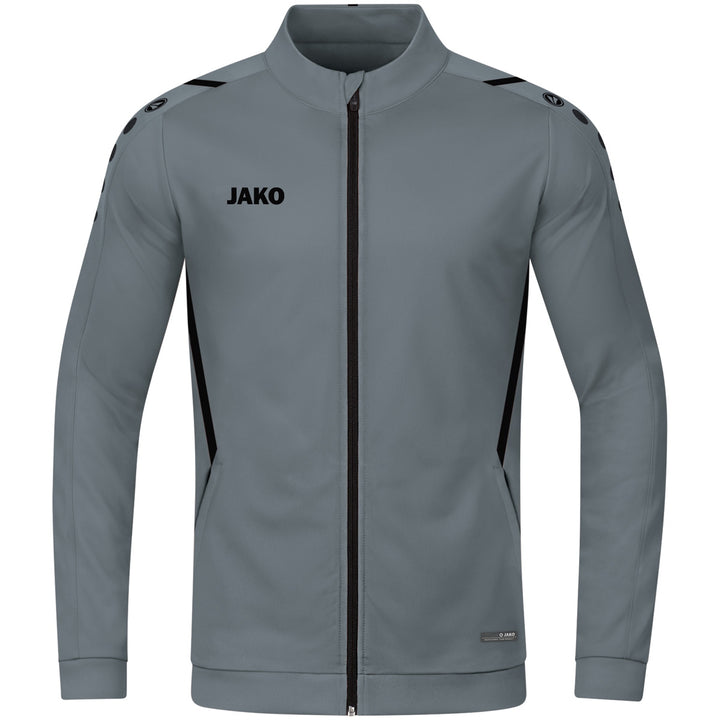 JAKO Polyesterjacke Challenge - steingrau/schwarz (841)