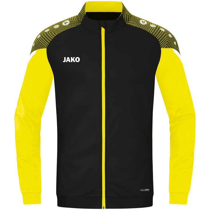 JAKO Polyesterjacke Performance - schwarz/soft yellow (808)