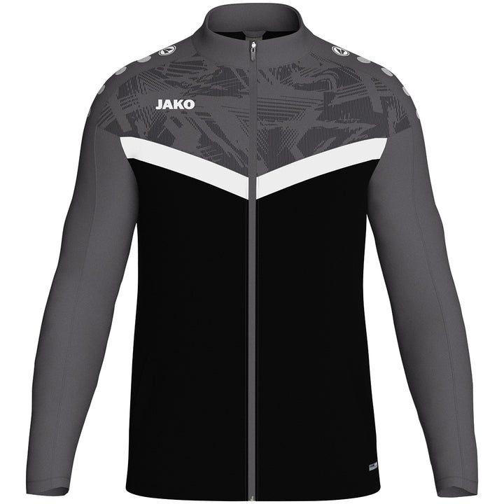 JAKO Polyesterjacke Iconic - schwarz/anthrazit (801)