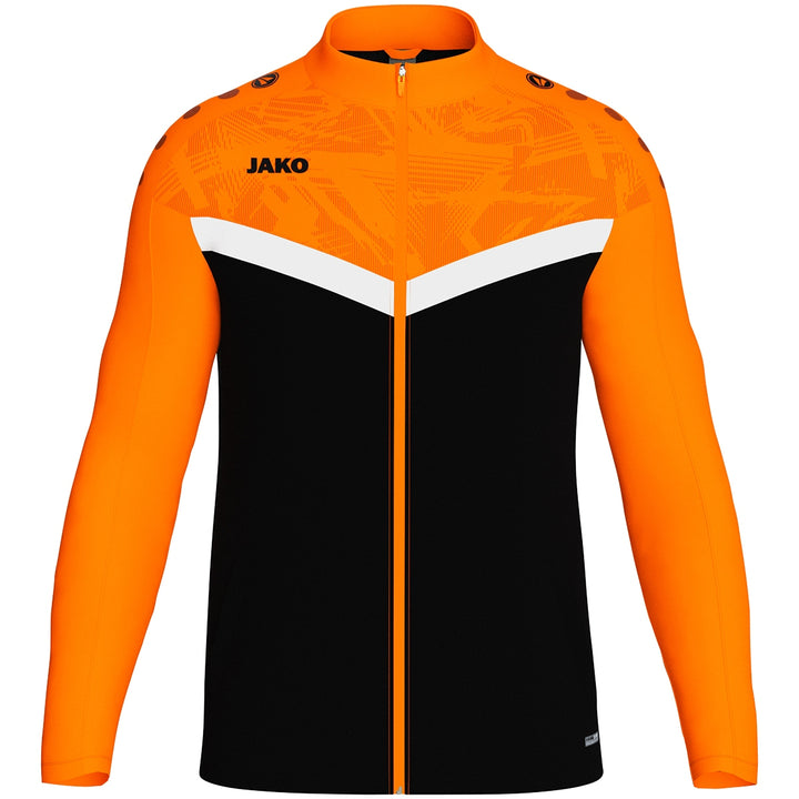 JAKO Polyesterjacke Iconic - schwarz/neonorange (807)