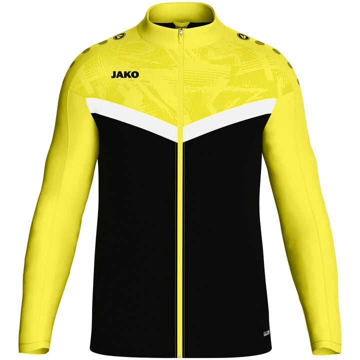 JAKO Polyesterjacke Iconic - schwarz/soft yellow (808)