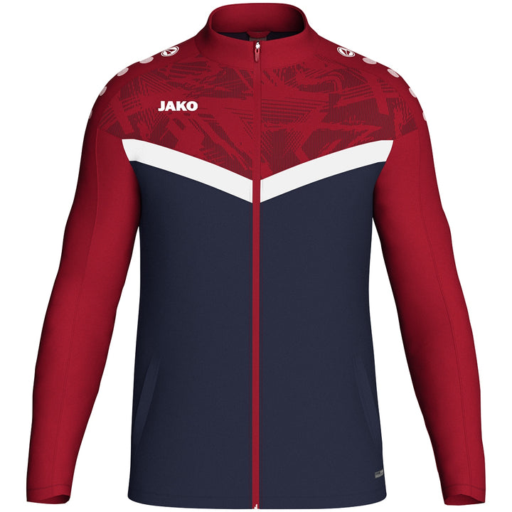 JAKO Polyesterjacke Iconic - marine/chili rot (901)