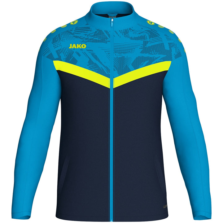 JAKO Polyesterjacke Iconic - marine/JAKO blau/neongelb (914)