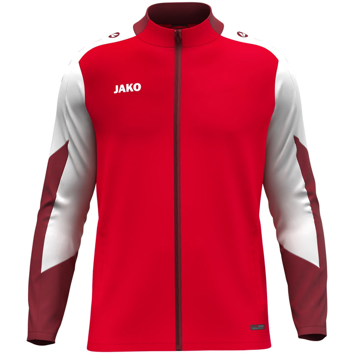 JAKO Polyesterjacke Dynamic - rot/weiß/dunkelrot (114)