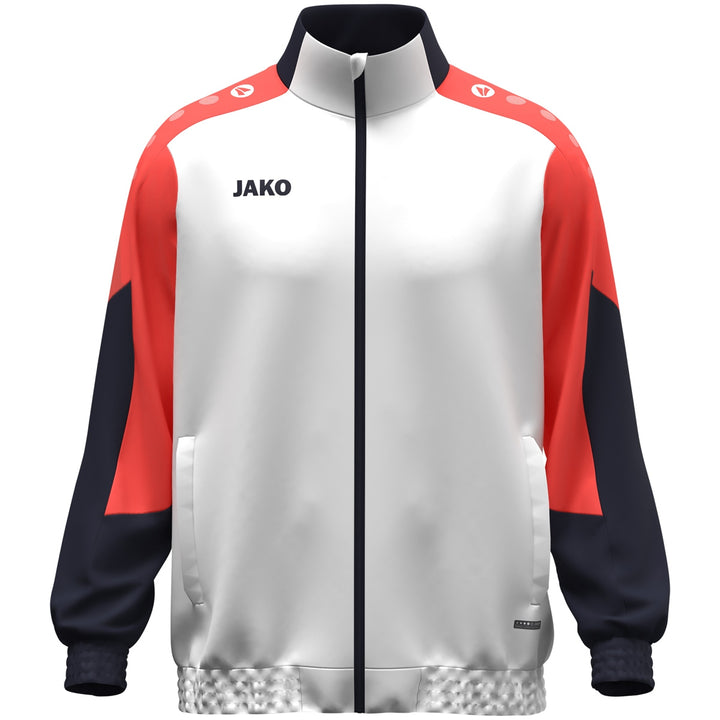 JAKO Webjacke Dynamic - weiß/coral/marine (026)