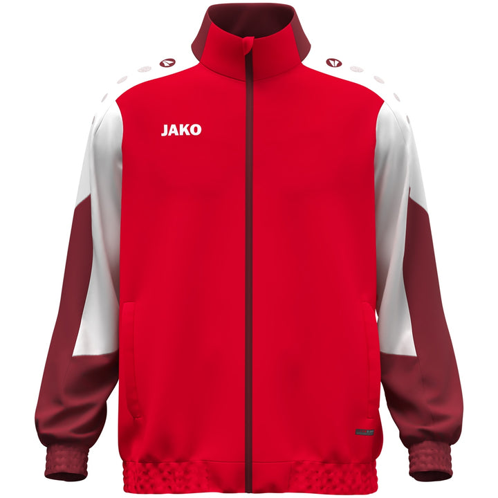 JAKO Webjacke Dynamic - rot/weiß/dunkelrot (114)
