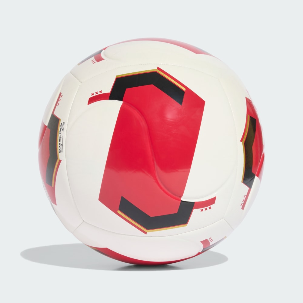 adidas Ajax Amsterdam Home Club Ball - Weiß - Rot