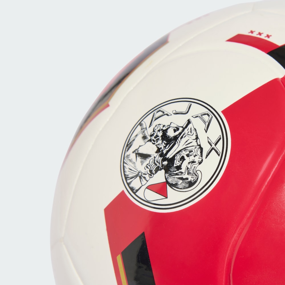 adidas Ajax Amsterdam Home Club Ball - Weiß - Rot
