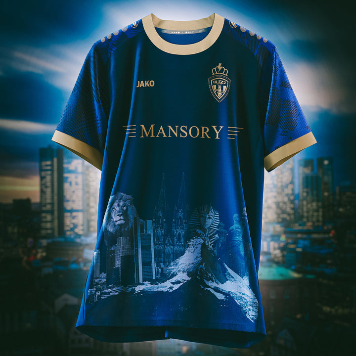 JAKO Buzz Club Trikot Iconic kurzarm - navy/marine/gold (939)