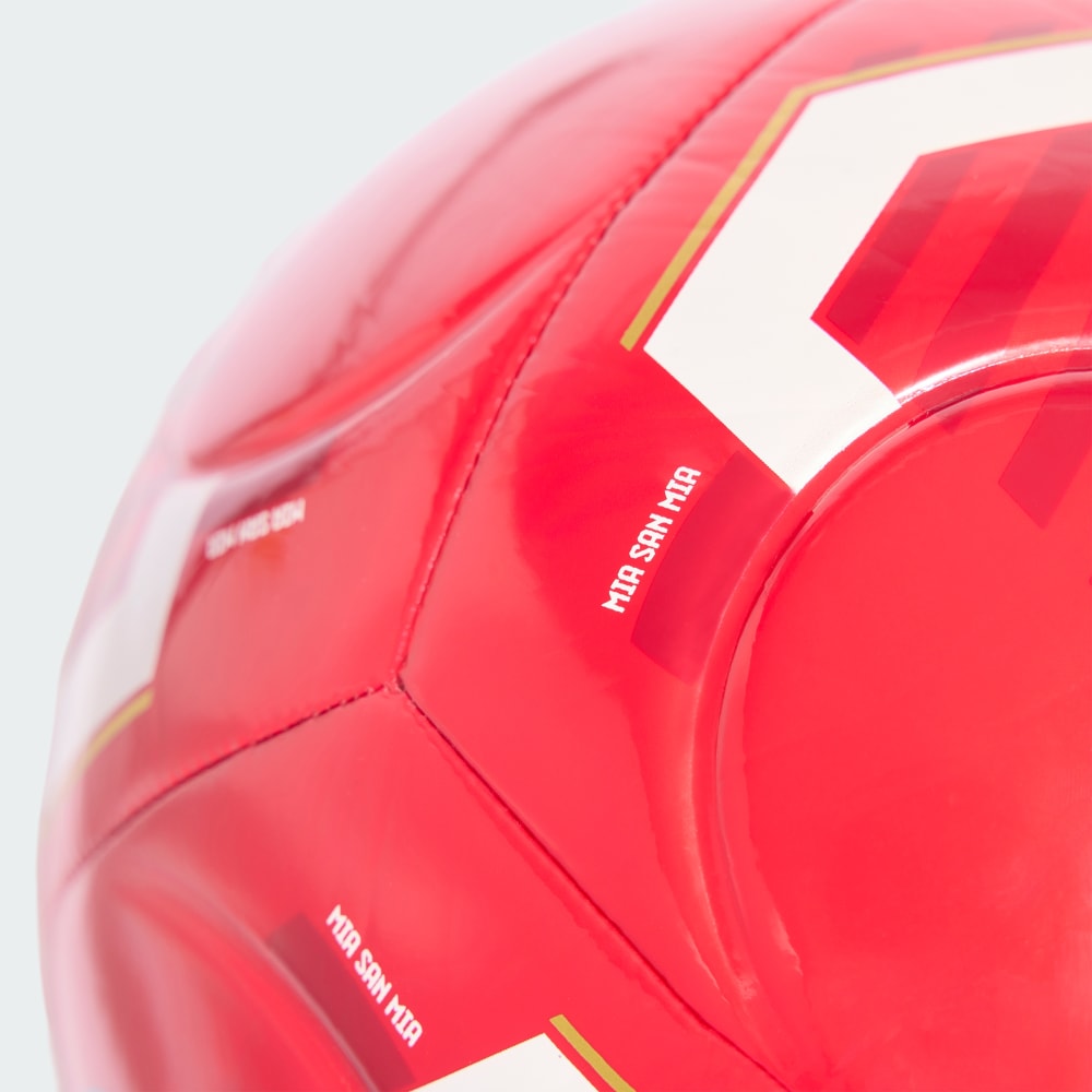 adidas FC Bayern München Heimspiel Club Ball - Rot - Weiß