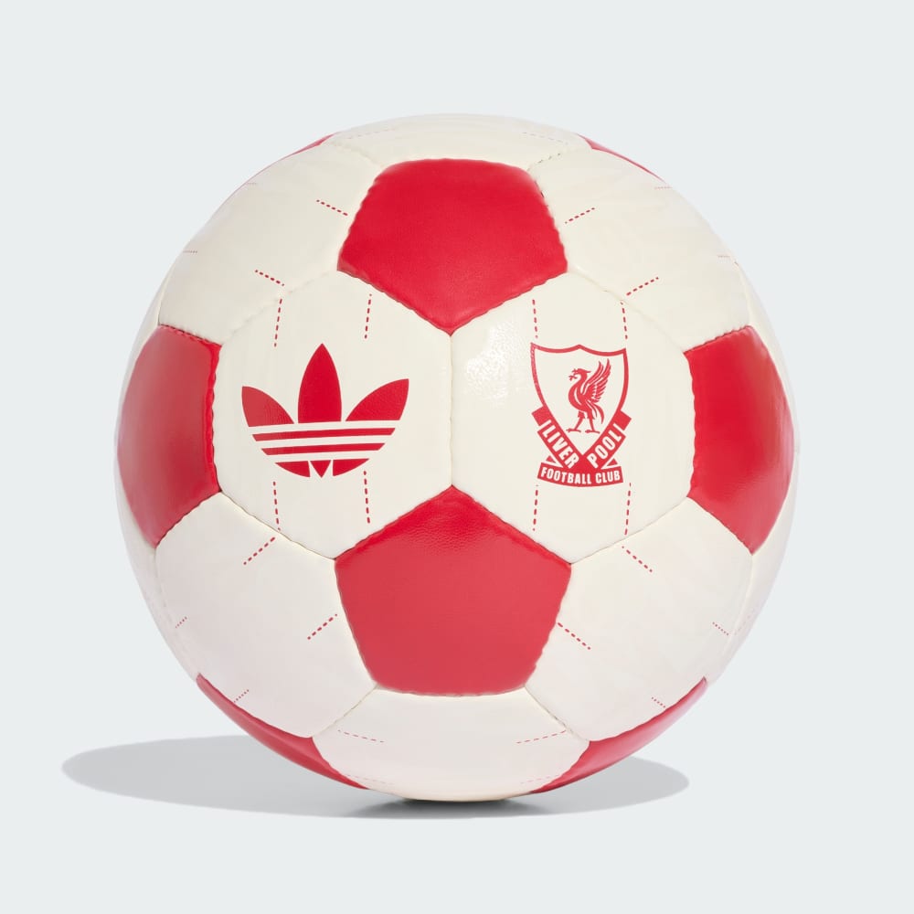 adidas FC Liverpool Auswärts Club Ball - Weiß - Rot