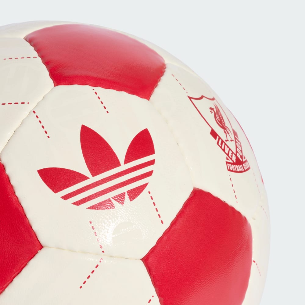 adidas FC Liverpool Auswärts Club Ball - Weiß - Rot