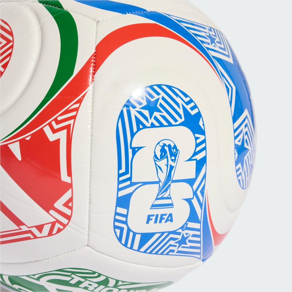 adidas FIFA Fussball-Weltmeisterschaft 26™ Trionda Club Ball - Weiß - Rot