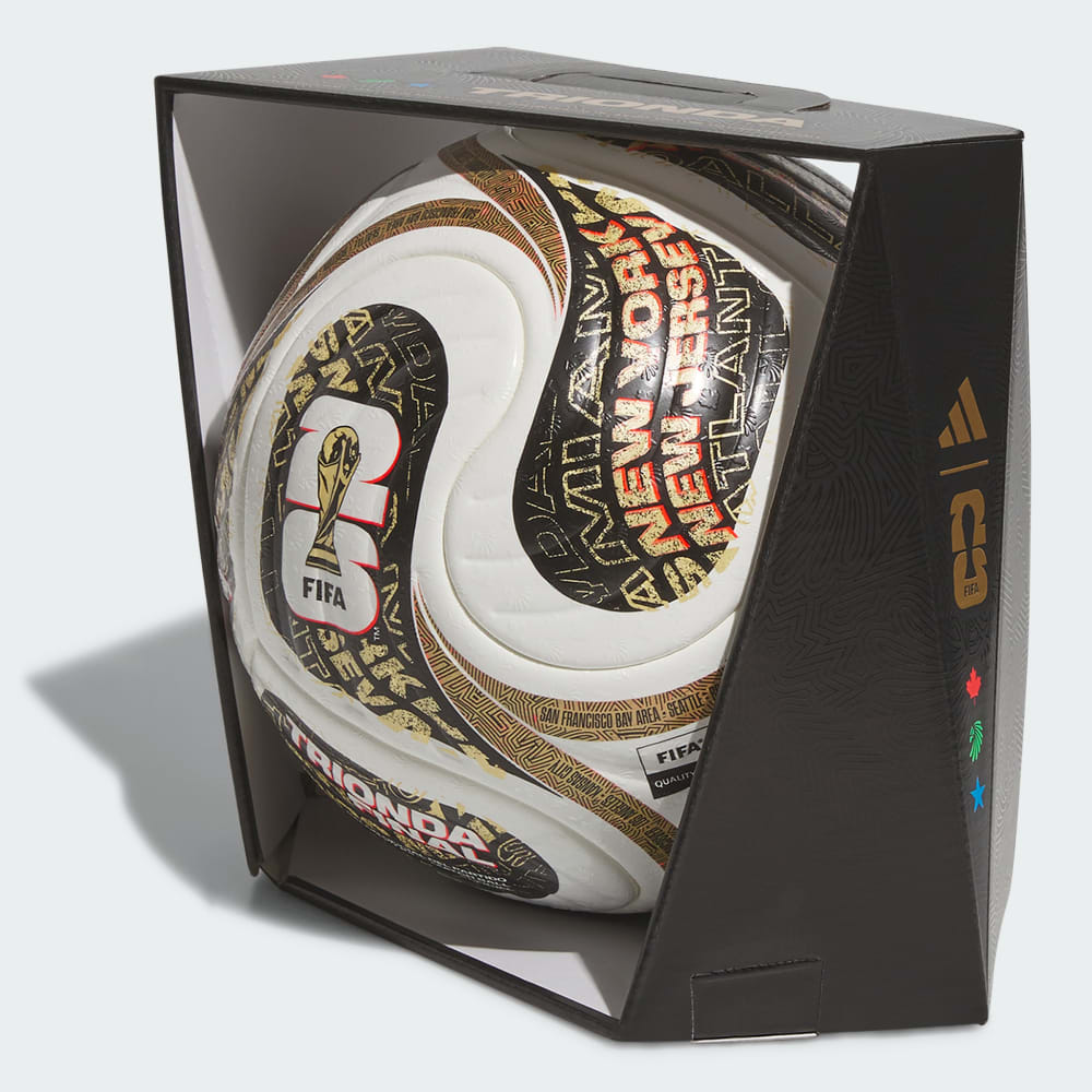 adidas FIFA Fussball-Weltmeisterschaft 26™ Trionda Finals Pro Ball - Weiß - Schwarz