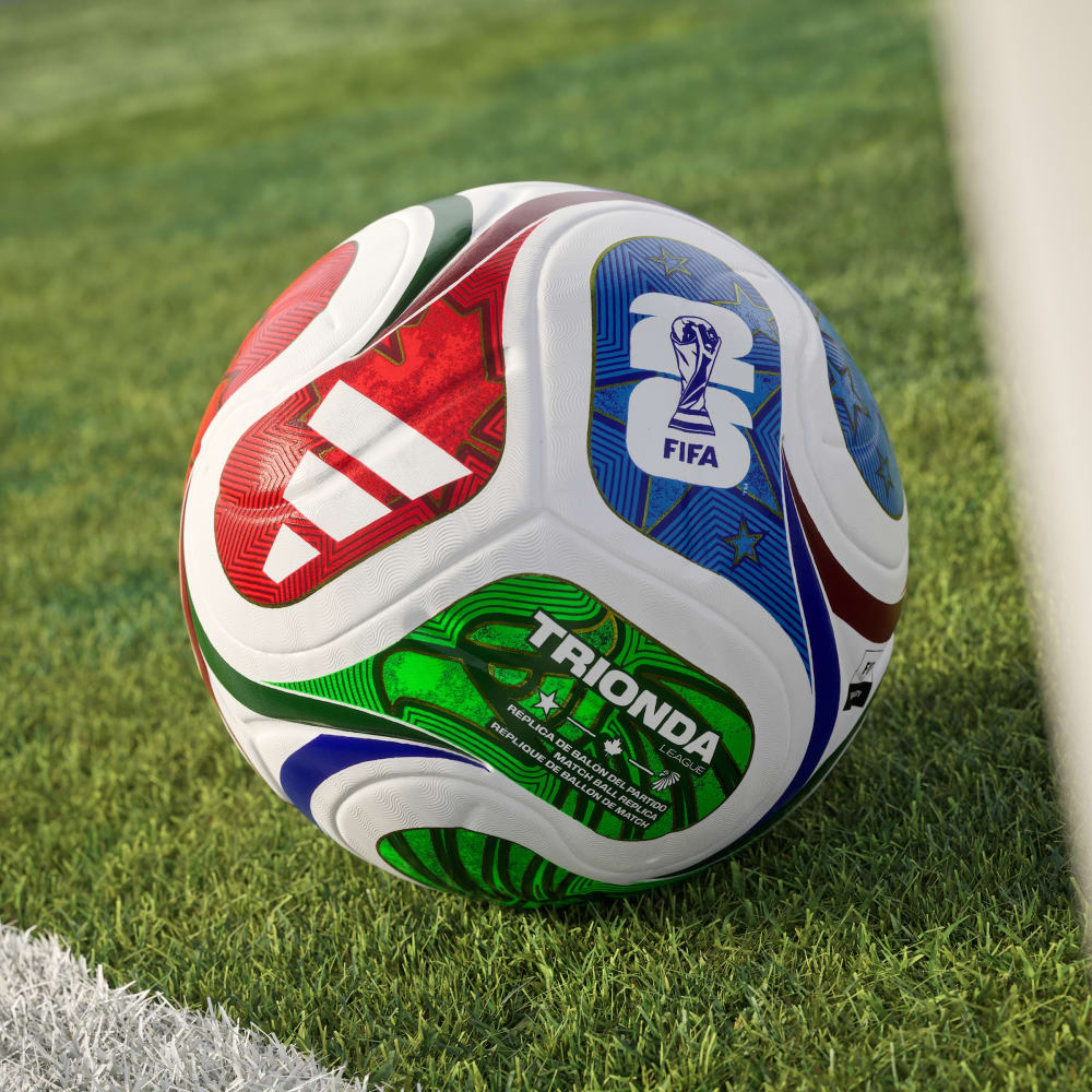 adidas FIFA Fussball-Weltmeisterschaft 26™ Trionda League Ball - Weiß - Blau