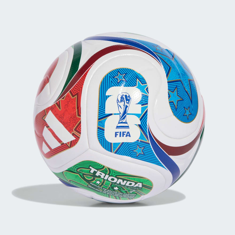 adidas FIFA Fussball-Weltmeisterschaft 26™ Trionda League Junior 350 Ball - Weiß - Blau