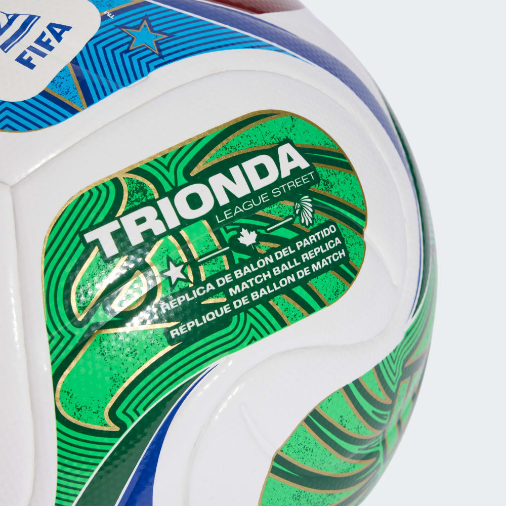 adidas FIFA Fussball-Weltmeisterschaft 26™ Trionda League Junior 350 Ball - Weiß - Blau