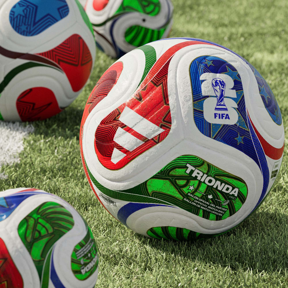 adidas FIFA Fussball-Weltmeisterschaft 26™ Trionda Pro Ball - Weiß - Blau