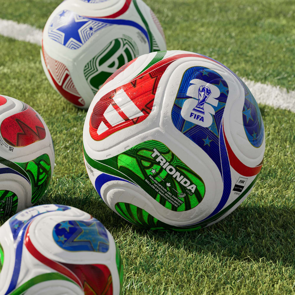 adidas FIFA Fussball-Weltmeisterschaft 26™ Trionda Pro Ball - Weiß - Blau